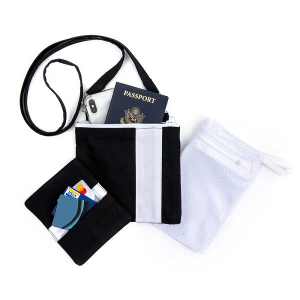 Photo of Mini Essentials Bag Set in black, front side