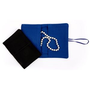Large Flip Pouch Duo - Blue and Black