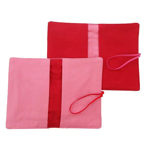 LARGE FLIP POUCH™ Duo (Pink and Red)