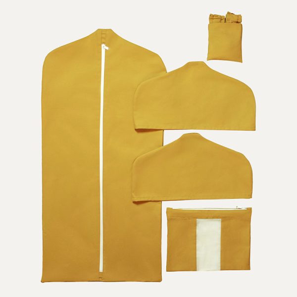 photo of deluxe wardrobe protection bundle in tan