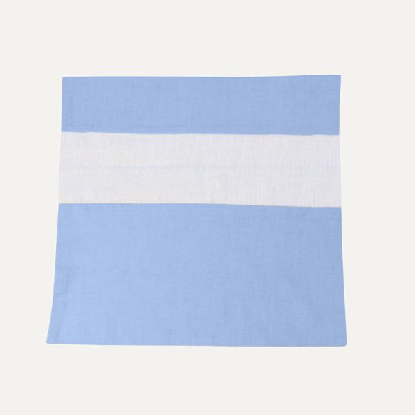 The Fresh View™ Folding Bag – 100% Cotton (Blue Mist)