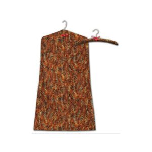 photo of Garment Bag Hanger Set in Leopard fabric pattern