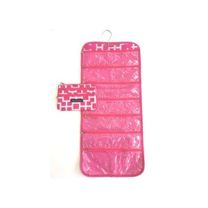 photo of Garment Saver Travel Roll Bag set in pink pattern